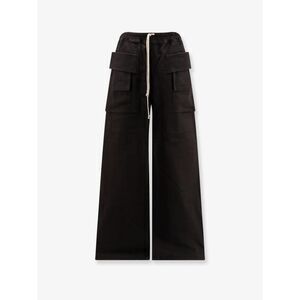 Drkshdw Men Creatch Wide Cargo Drawstring Cotton Trousers